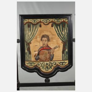 Biedermeier-Ofenschirm