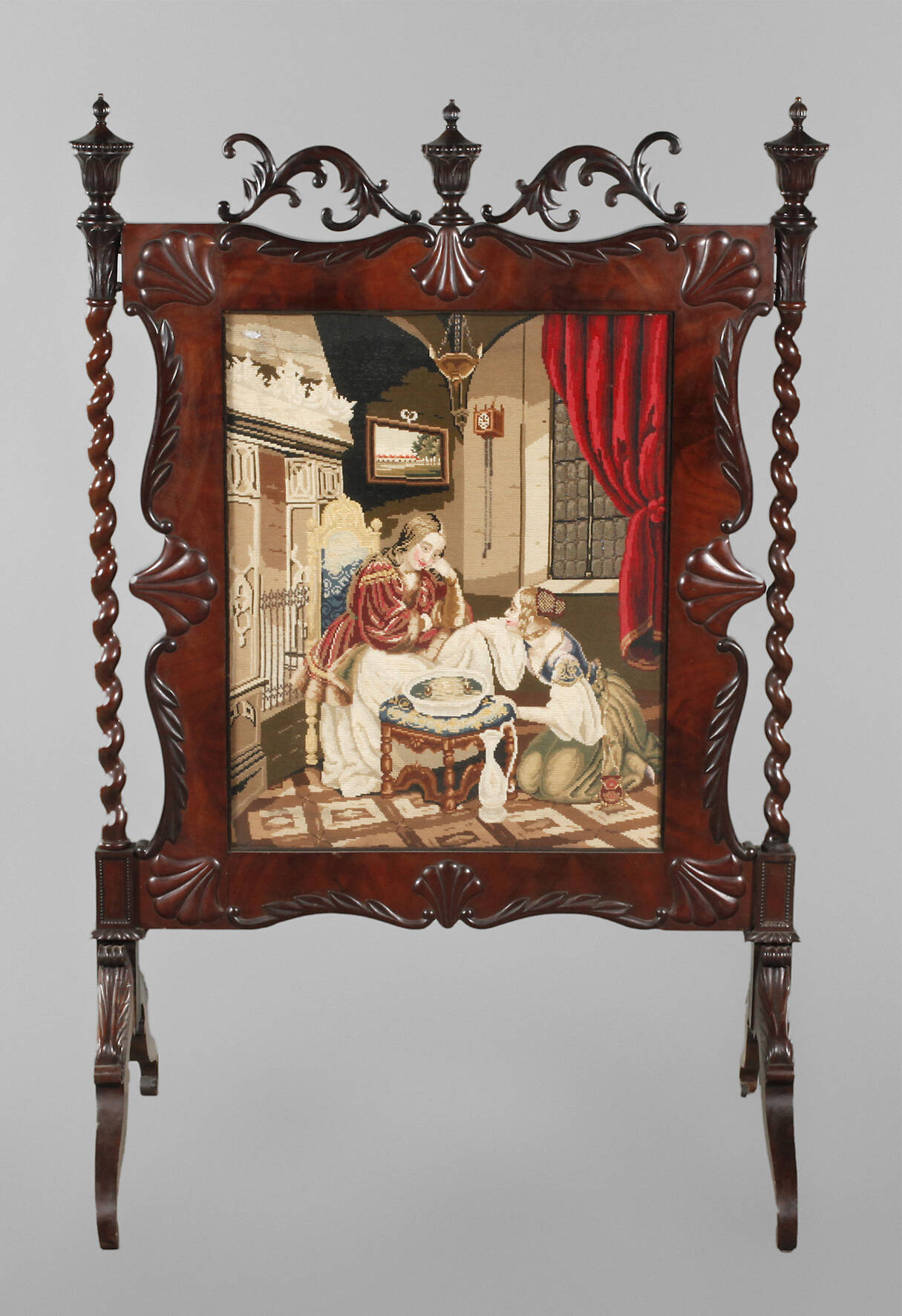 Ofenschirm Biedermeier