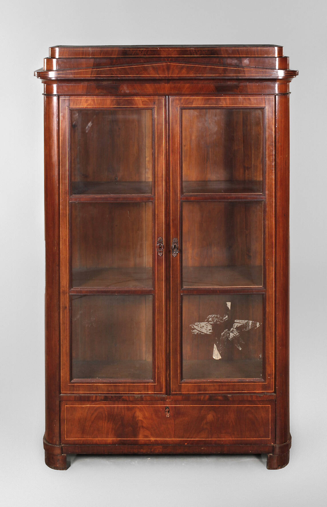 Büchervitrine Biedermeier