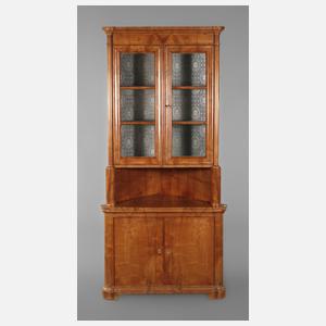 Eckvitrine Biedermeier