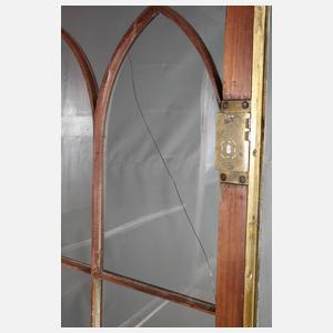 Sekretär mit Vitrinenaufsatz