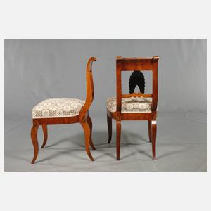 Vier Biedermeierstühle