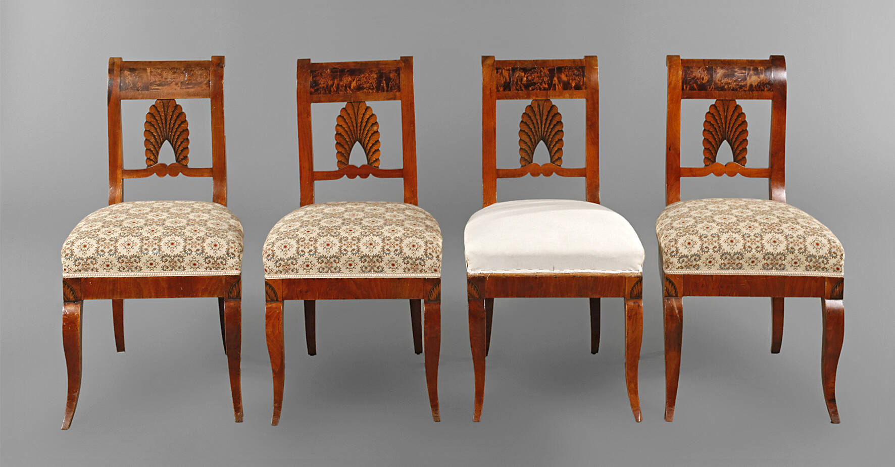 Vier Biedermeierstühle
