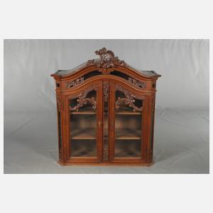 Paar prächtige Aufsatzvitrinen