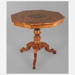 Intarsiertes Beistelltischchen