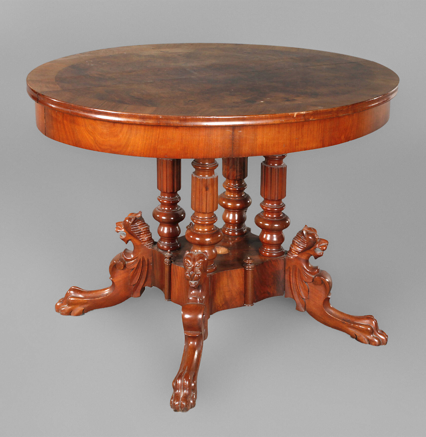 Großer Auszugstisch Louis Philippe