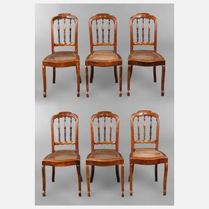 Sechs Stühle Historismus