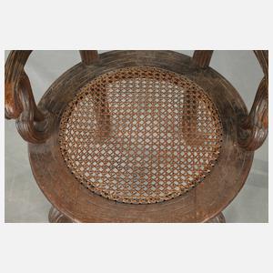 Armlehnstuhl alpenländisch