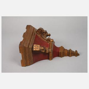 Paar kleine Wandkonsolen