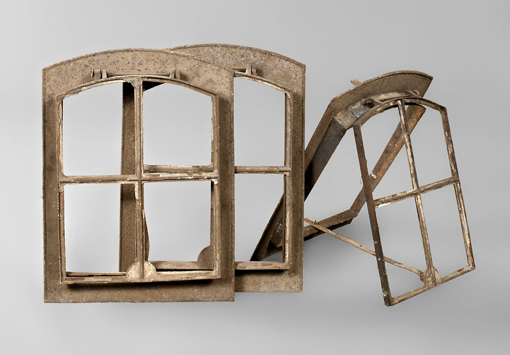 Drei Dachfenster Gusseisen