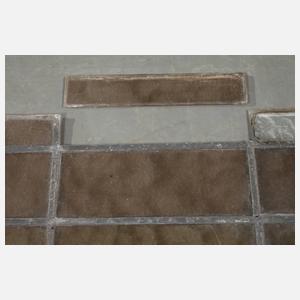 Paar Bleiverglasungen