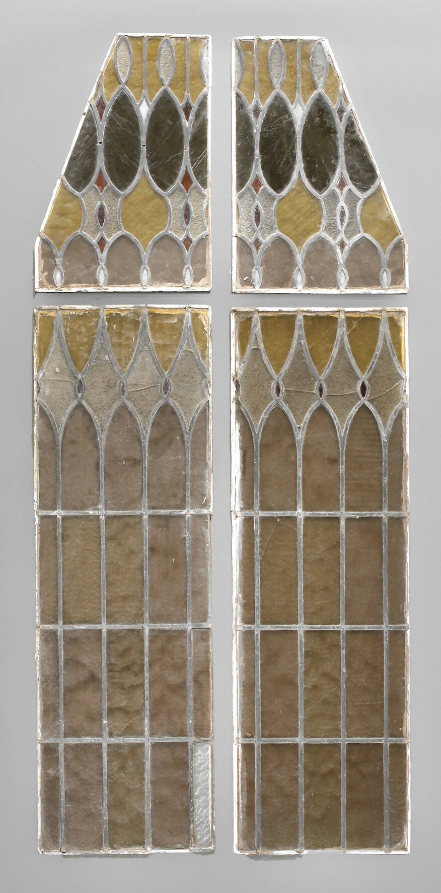 Paar Bleiverglasungen