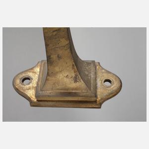 Paar Wandausleger Bronze
