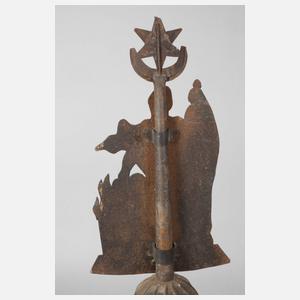 Turmspitze mit "Mondschein"