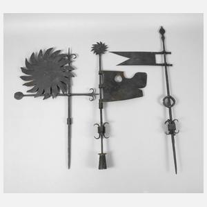 Konvolut Wetterfahnen