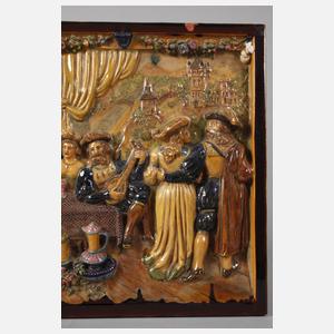 Große Ofenkachel Historismus