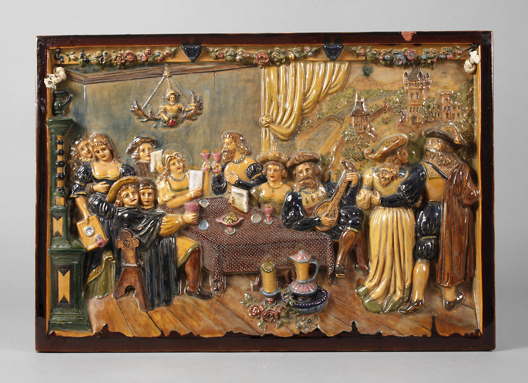 Große Ofenkachel Historismus