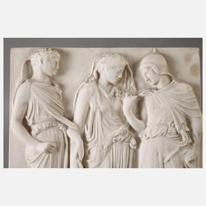 Wandrelief im klassizistischem Stil