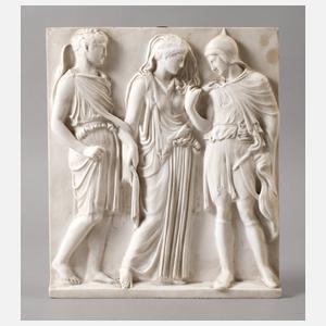 Wandrelief im klassizistischem Stil