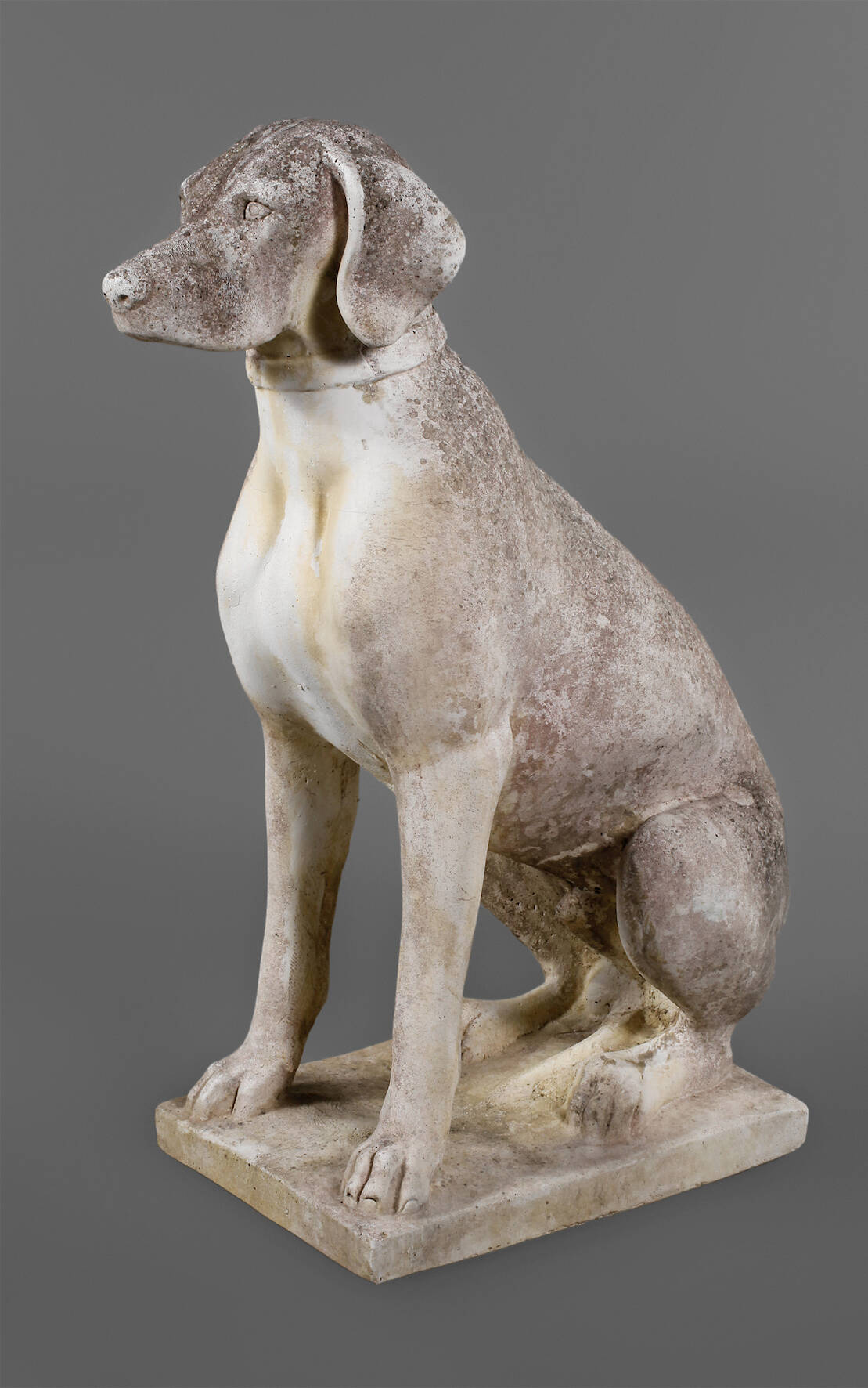 Gartenplastik Jagdhund