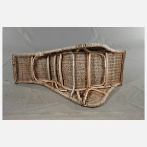 Gartenliege Korbgeflecht