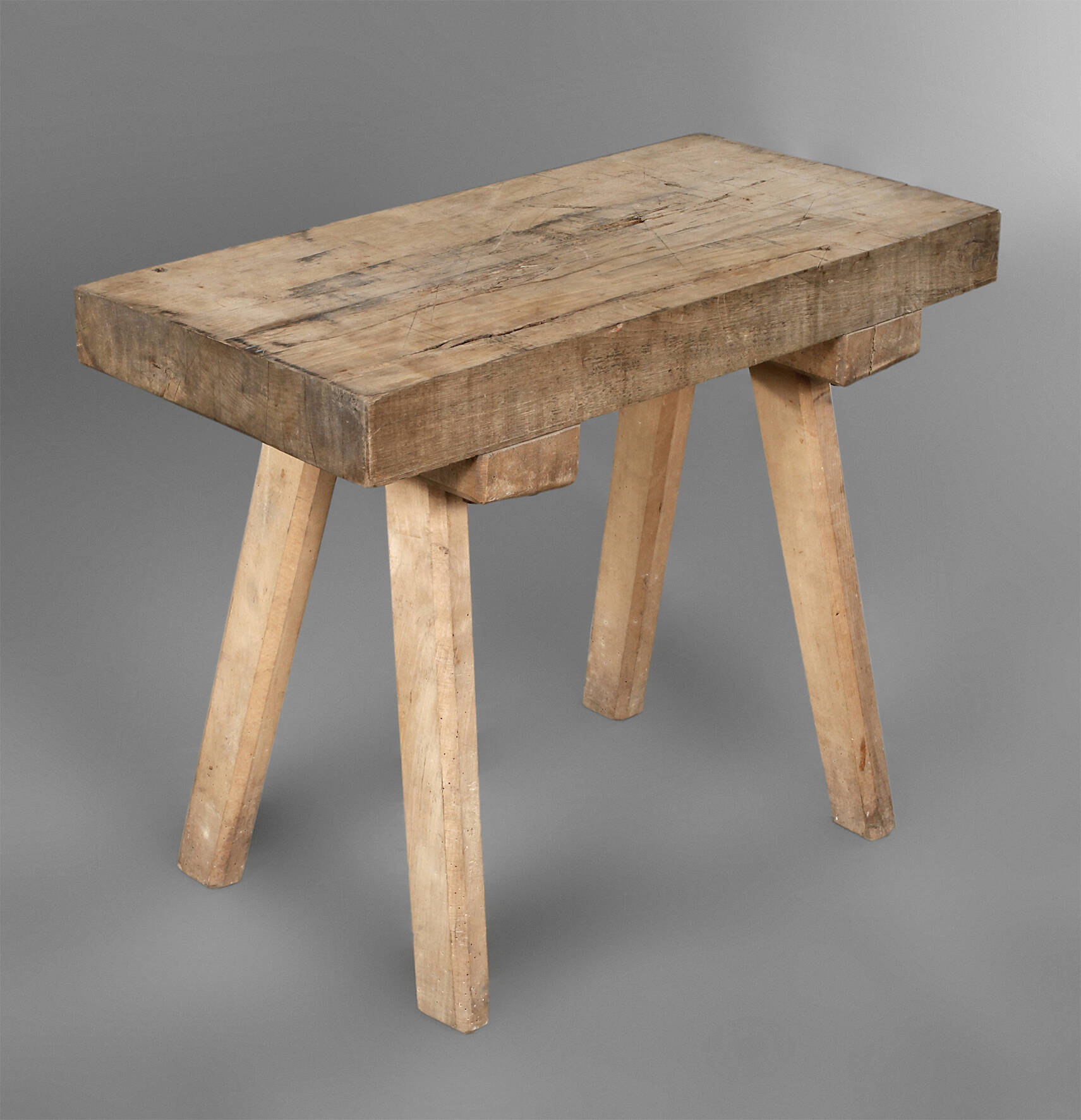 Arbeitstisch aus einer Fleischerei