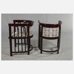 Paar Armlehnsessel Josef Hoffmann