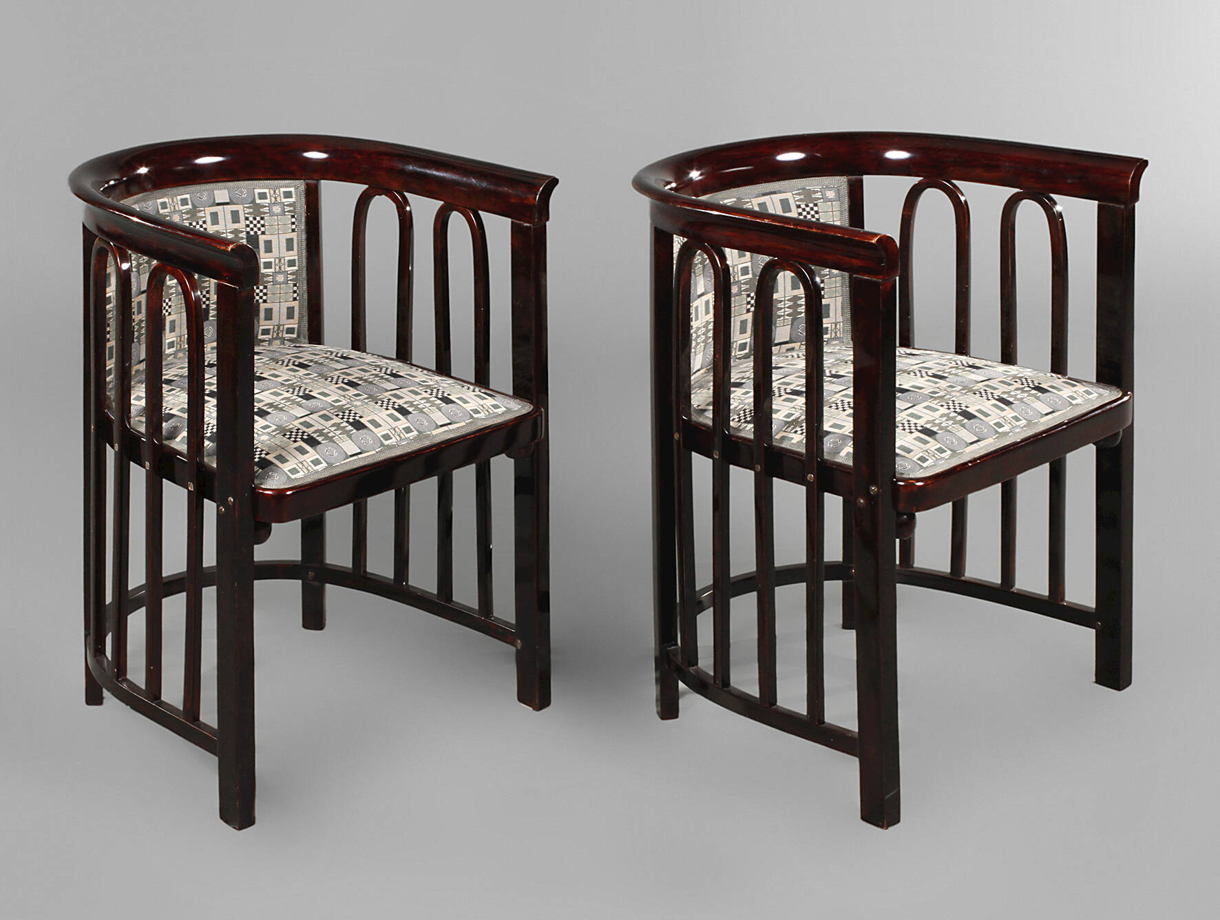 Paar Armlehnsessel Josef Hoffmann