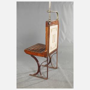 Sitzbank aus der Pariser U-Bahn