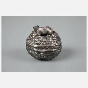 Silber Pillendöschen Georg Adam Scheid