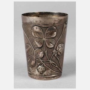 Jugendstil Silberbecher