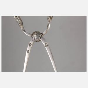 Georg Jensen Zuckerzange Silber