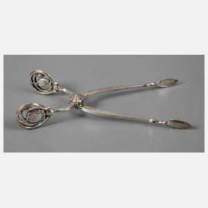 Georg Jensen Zuckerzange Silber