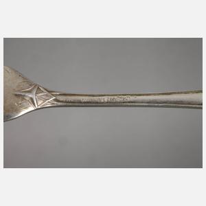 Silber acht Abendbrotgabeln