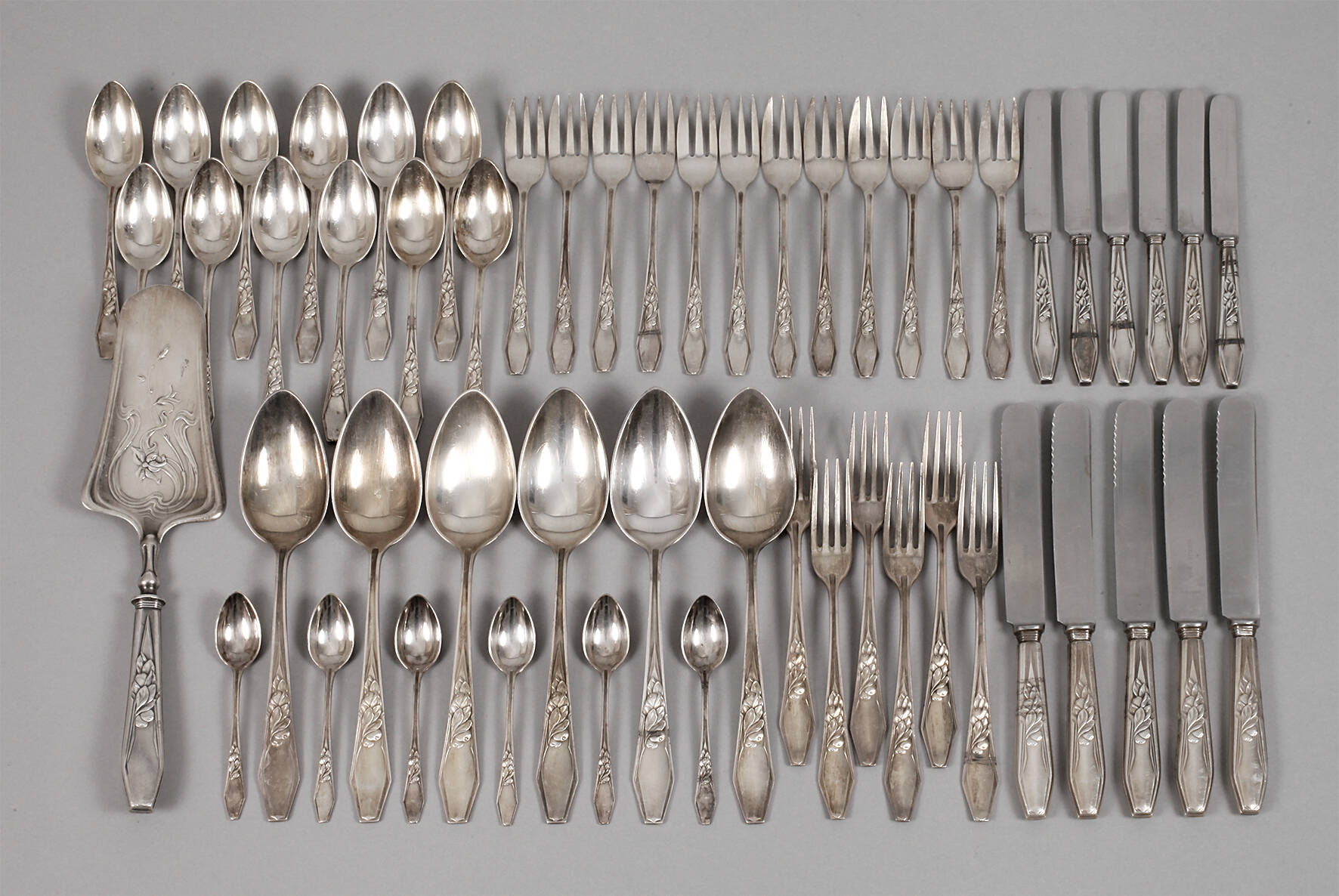 Konvolut Jugendstilbesteck Warschau