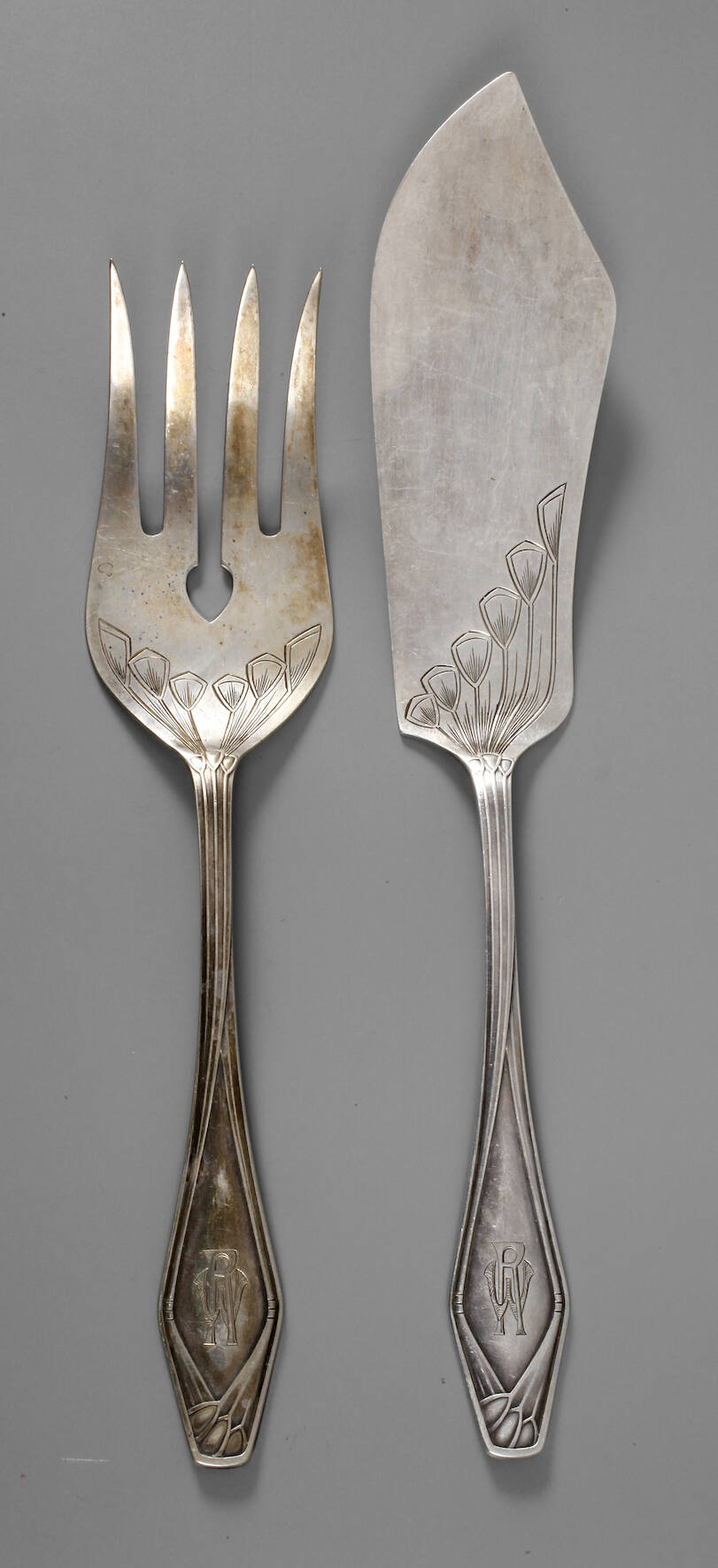 Fischvorlegebesteck Silber