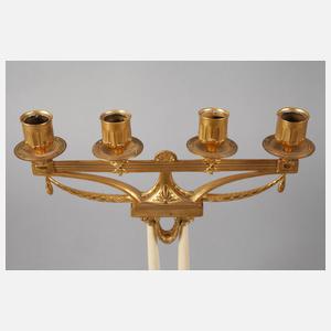 Vierflammiger Jugendstilleuchter