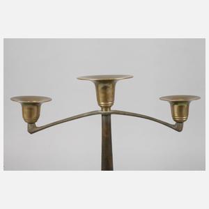 Bruno Paul dreiflammiger Tafelleuchter