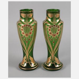 Harrach zwei große Jugendstilvasen