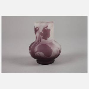 Kleine Ätzglasvase Èmile Gallé