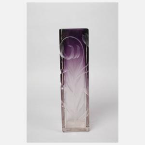 Montierte Jugendstilvase