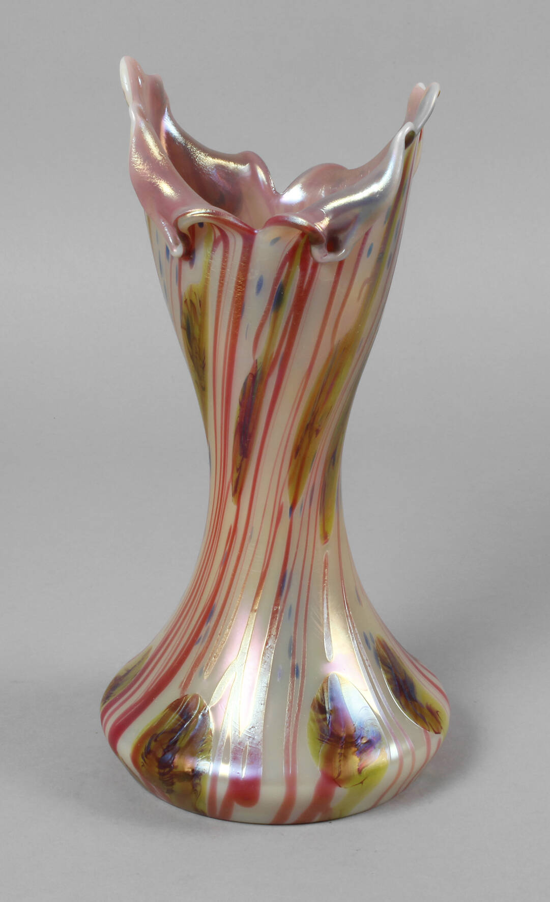 Große Jugendstilvase Glasfabrik Elisabeth