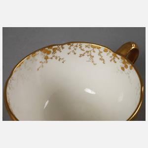 Minton England Doppelhenkeltasse Jugendstil