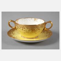 Minton England Doppelhenkeltasse Jugendstil111