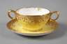 Minton England Doppelhenkeltasse Jugendstil
