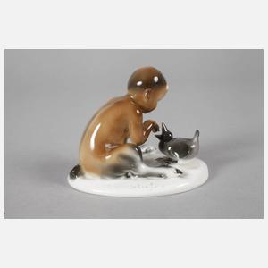 Goebel Faun mit Vogelküken