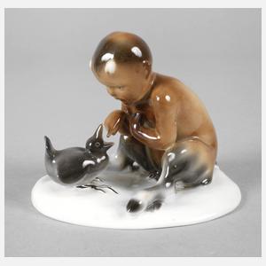 Goebel Faun mit Vogelküken