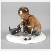 Goebel Faun mit Vogelküken111