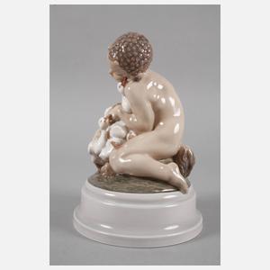 Dahl-Jensen Kopenhagen Faun mit Entenküken