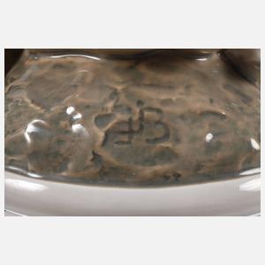 Royal Copenhagen Ziervase Rosendekor